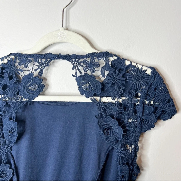 Lulus Romance Language Navy Blue Backless Lace Dress - Picture 10 of 11